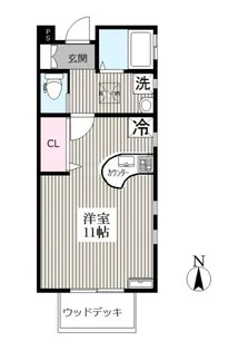 ピアコート【1階】の間取り