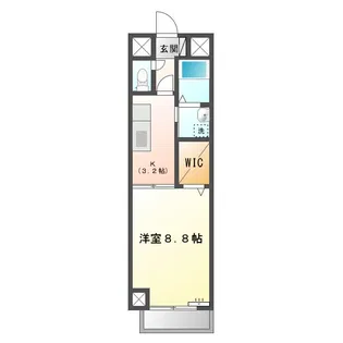 ヴィラナイン【5階】の間取り