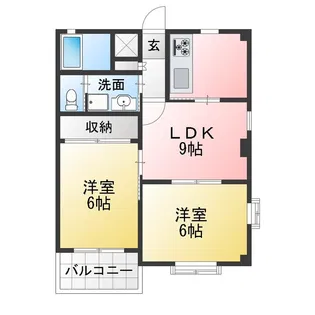 麗乃郷【2階】の間取り