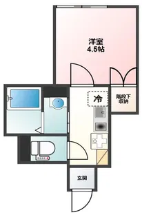 Glanz王子神谷【1階】の間取り