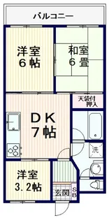 エクセル南台【4階】の間取り