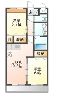 Gracia MK【1階】の間取り
