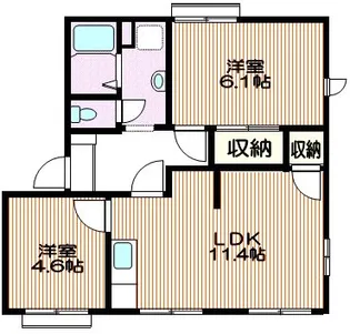 プレステージ【1階】の間取り