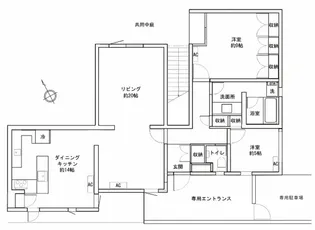 ビラ・サピエンザ【1階】の間取り