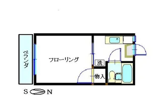 ハイツ望月【2階】の間取り