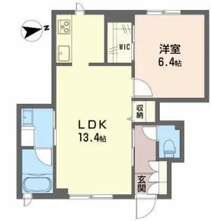 シャーメゾン・トムテ A102号【1階】の間取り