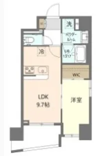 神奈川県横浜市中区山下町【マンション】の間取り