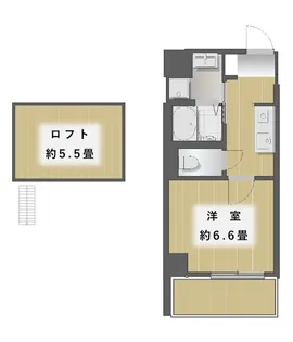 reA.first【6階】の間取り