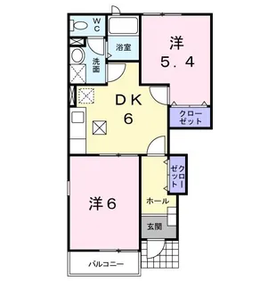 白蔵IIB【1階】の間取り
