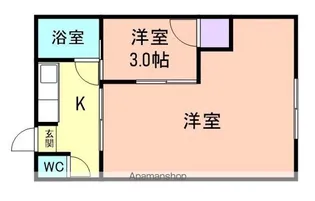 マリン西浜【2階】の間取り