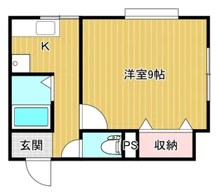 スペーラII【2階】の間取り