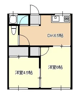 はこぶね荘【2階】の間取り