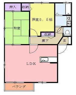 メゾン ワイズB【2階】の間取り