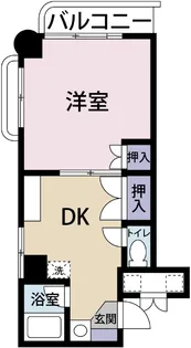 D’sマンション【5階】の間取り