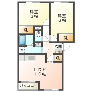 メゾン・ド・ソレイユ【2階】の間取り