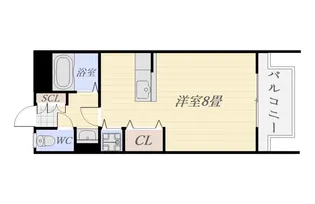 チェンテ ナリオ(Cente nario)【1階】の間取り