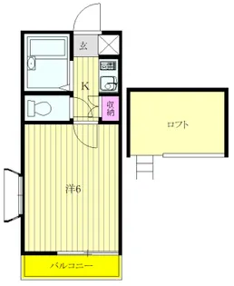 カサデューク府中【2階】の間取り
