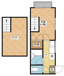 ハイツエコー【2階】の間取り