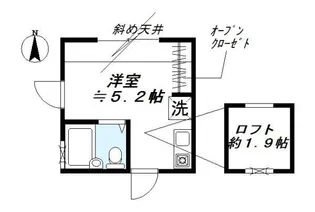 ユーハウス品川【3階】の間取り