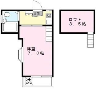 アクアコート調布II【2階】の間取り
