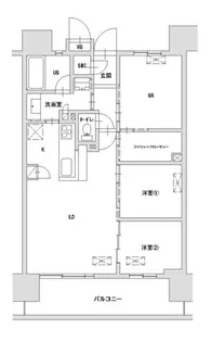 東京都八王子市八日町【マンション】の間取り