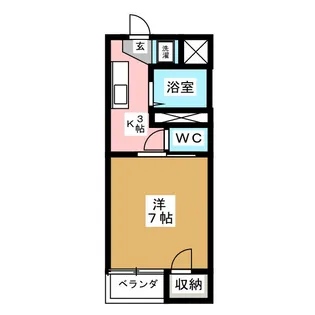 コーポT&T【3階】の間取り