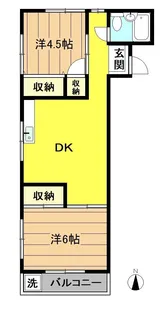 ETハイツ【2階】の間取り