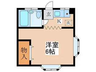 ヴェルメゾンひばりヶ丘【1階】の間取り