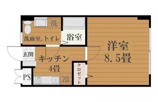 エミネンス弐番館【2階】の間取り