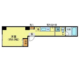 片平ブラボン【3階】の間取り