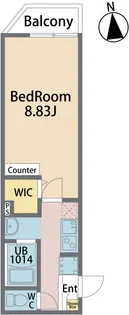 HIRO’S TOKOROZAWA East【3階】の間取り