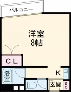 大阪府大東市錦町【マンション】の間取り