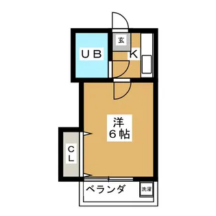 ヴィラ三ノ輪A【2階】の間取り
