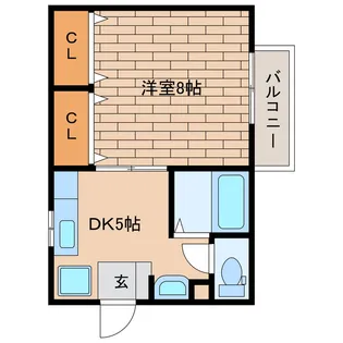 サニースポットII【1階】の間取り