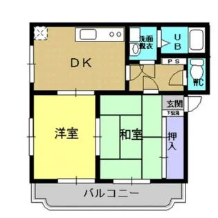ハイムキルシュ【1階】の間取り