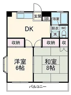 カーサ戸部【3階】の間取り