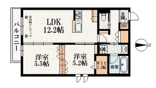 Grandir【2階】の間取り