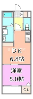 千葉県千葉市中央区椿森1【アパート】の間取り