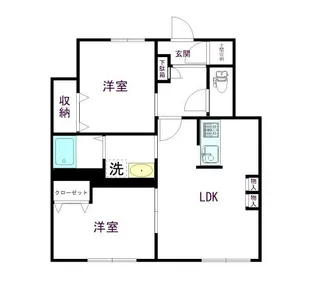 メゾンB&A NN棟【1階】の間取り