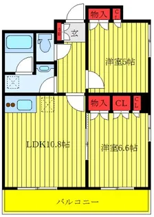 プリムヴェーレ【2階】の間取り