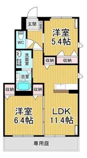 Le Lien (ル リアン)I【1階】の間取り