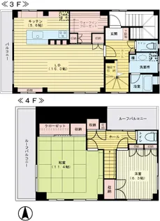 成子ビル【3階】の間取り