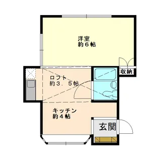 リベルタ沢渡【2階】の間取り
