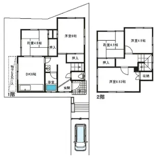 大阪府堺市中区土師町3【一戸建】の間取り