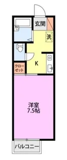SAJA-もえぎ野【2階】の間取り