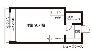 アパルトマンHIYOKO【6階】の間取り
