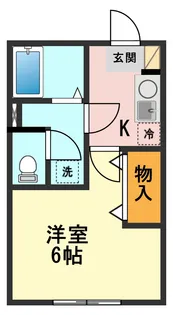 東京都江戸川区西瑞江3【アパート】の間取り