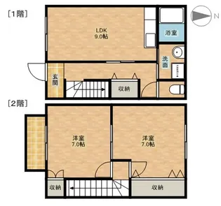 静岡県浜松市中央区龍光町【一戸建】の間取り