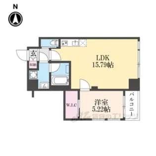 プレジオ長田【5階】の間取り