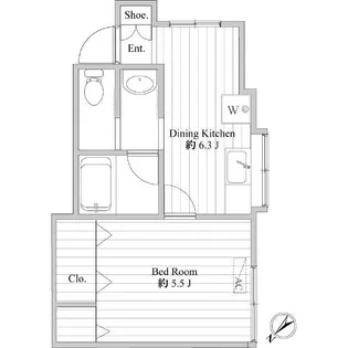 Park Maison Minamisuna【1階】の間取り